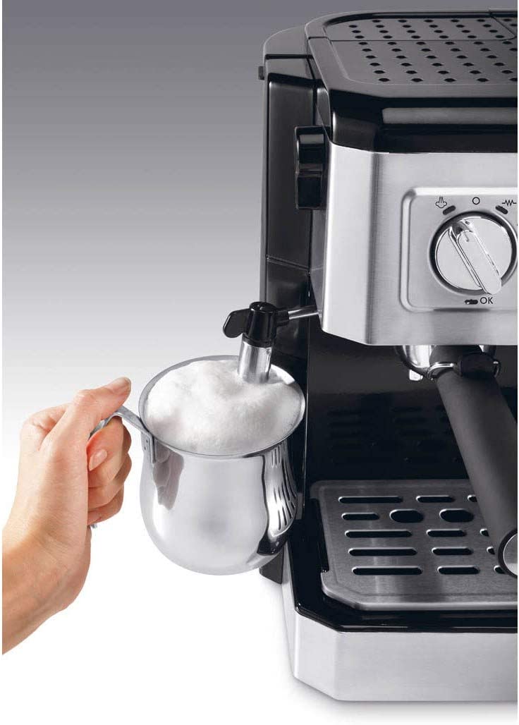 De Longhi Kombi- Kaffeemaschine mit Siebträger BCO 421.1 De Longhi Kombi- Kaffeemaschine mit Siebträger BCO 421.1